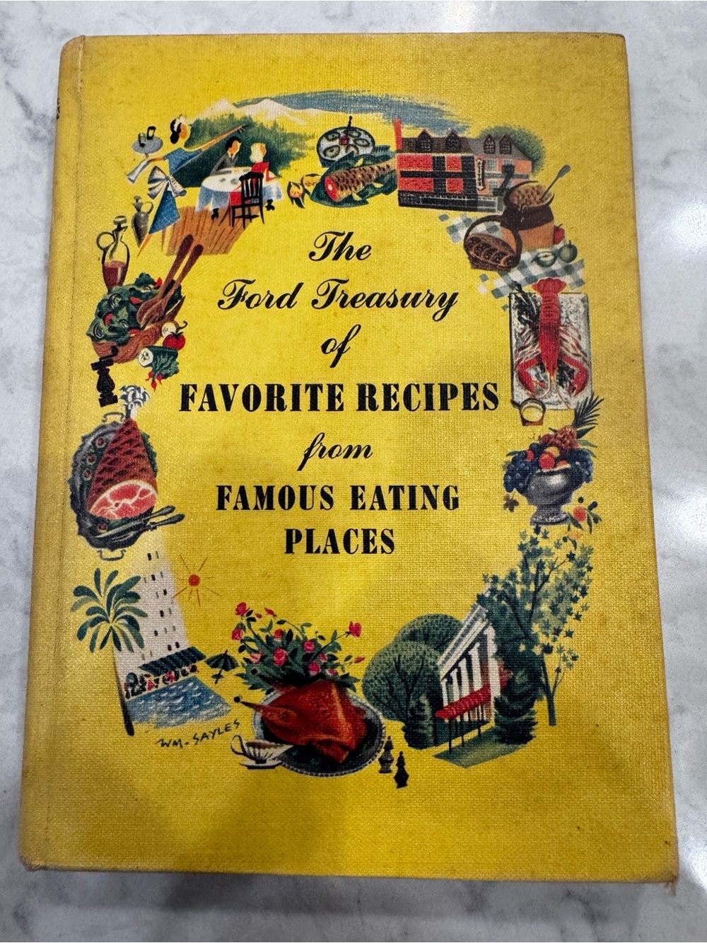 1950 Ford Treasury of Favorite Recipes from Famous Eating Places HC Cookbook 🍽️